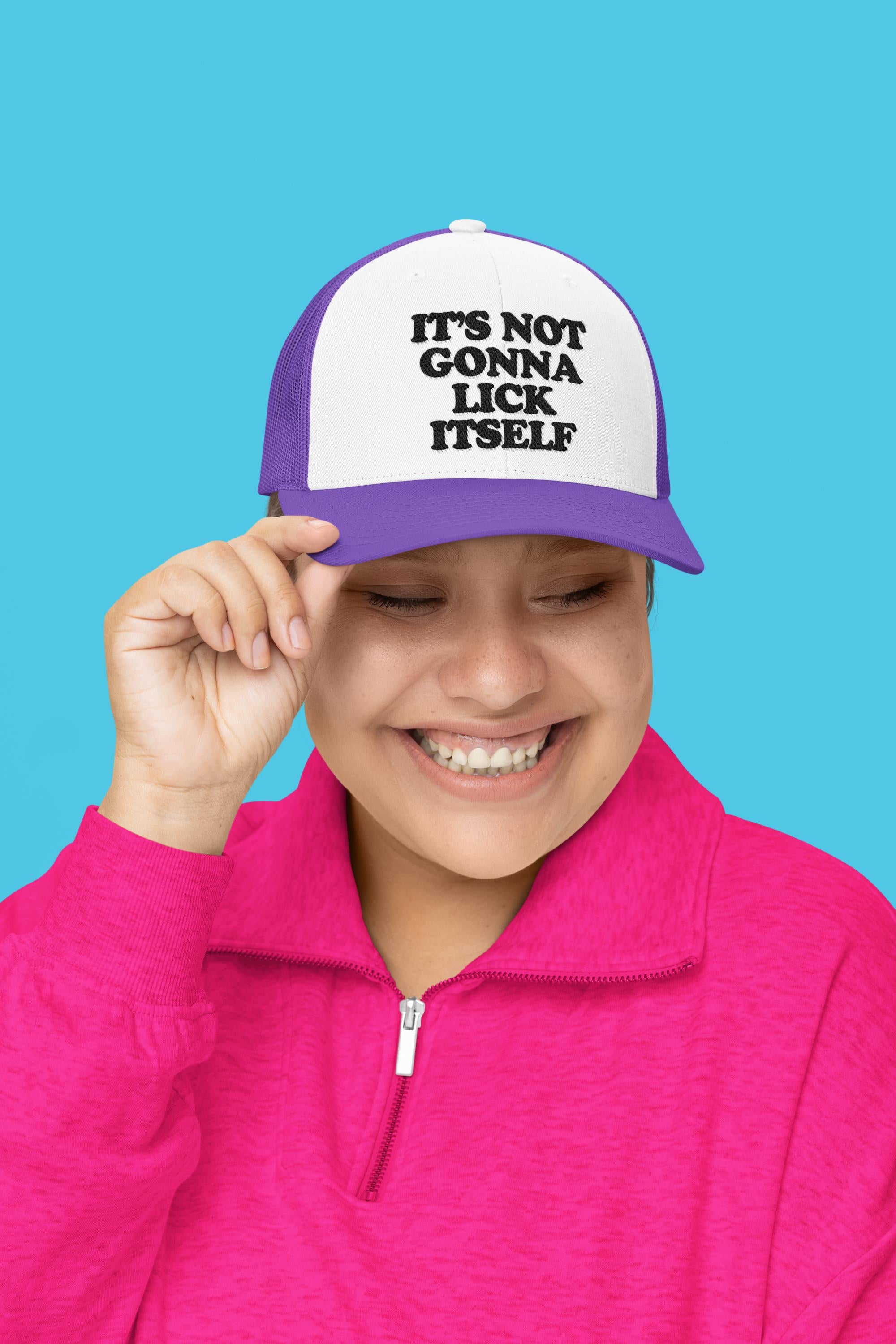 It's Not Going To Lick Itself Custom Trucker Hat