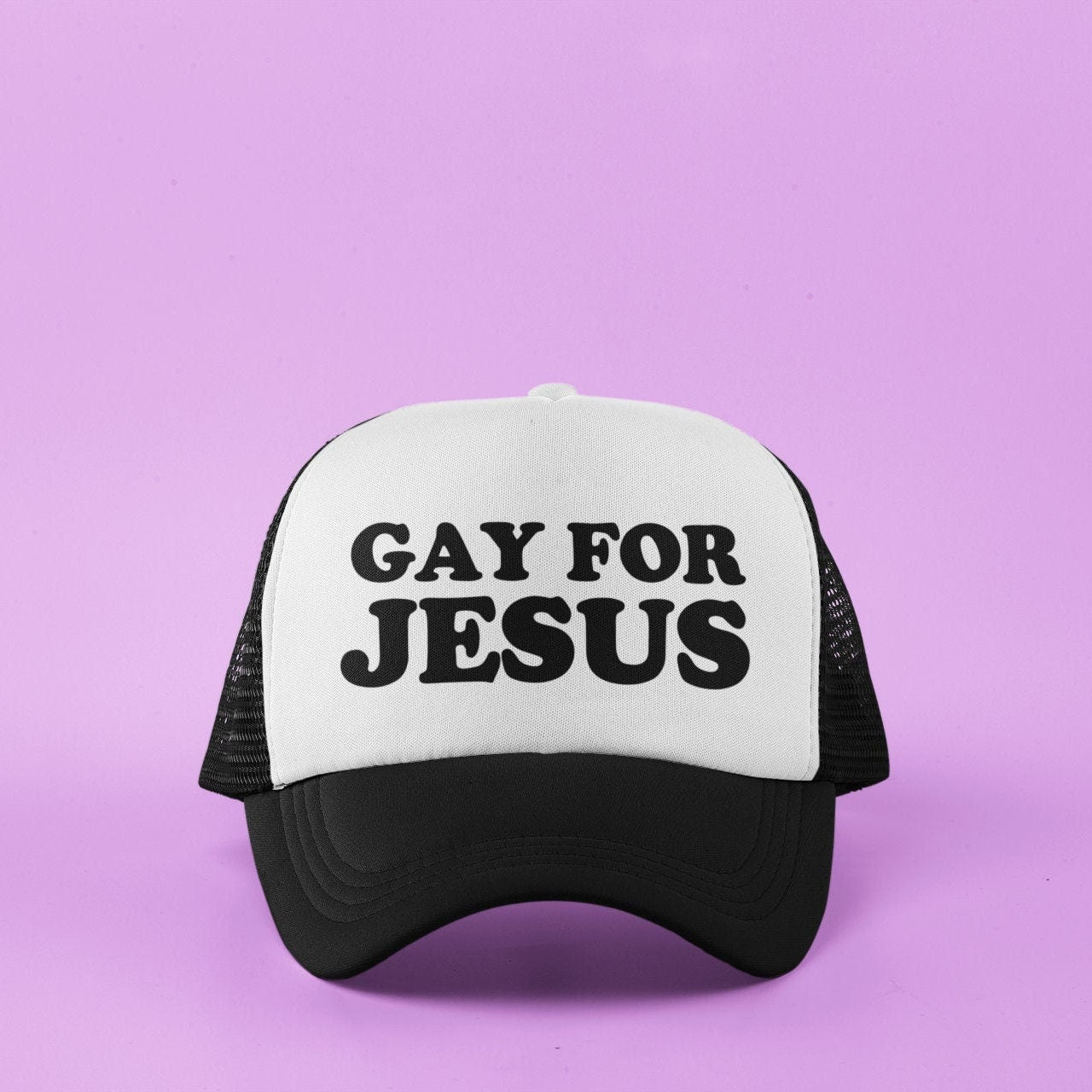 Gay for Jesus Custom Trucker Hat