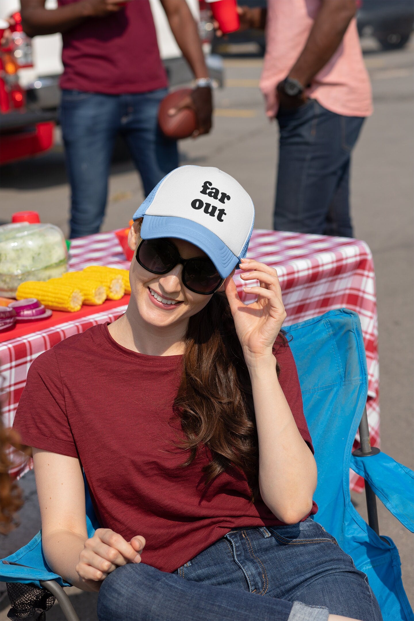 Far Out Custom Trucker Hat