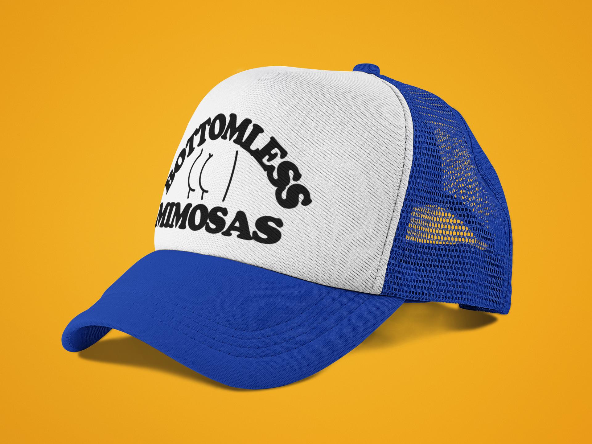 Bottomless Mimosas Custom Trucker Hat