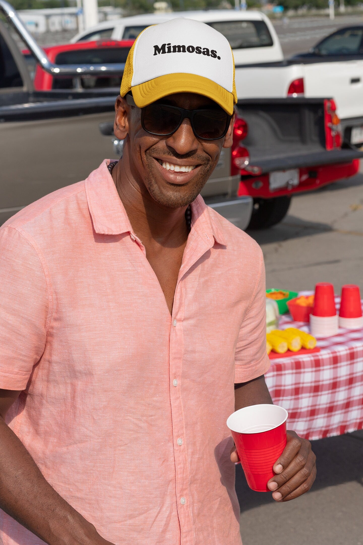 Mimosas. Custom Trucker Hat