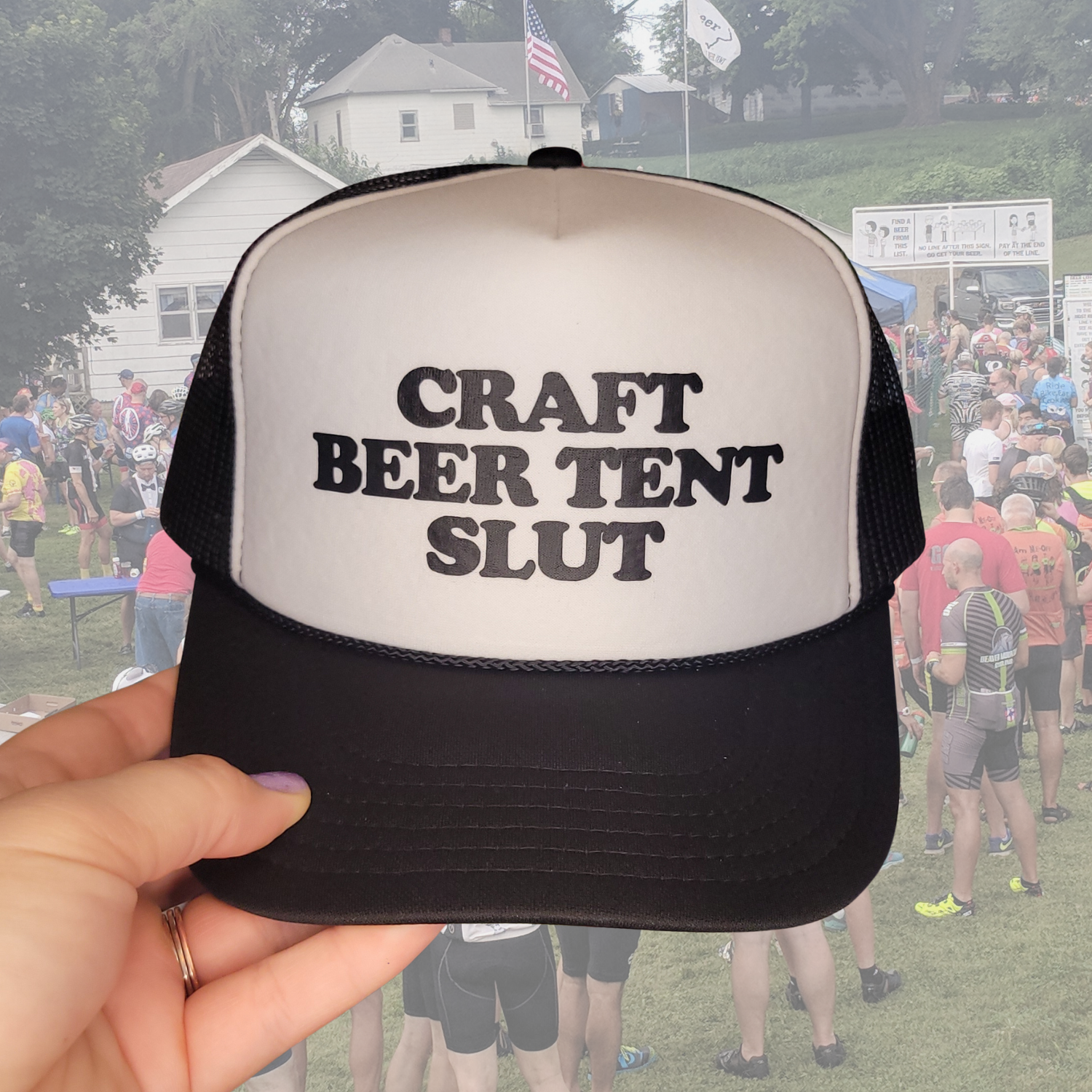 Craft Beer Tent Slut Trucker Hat