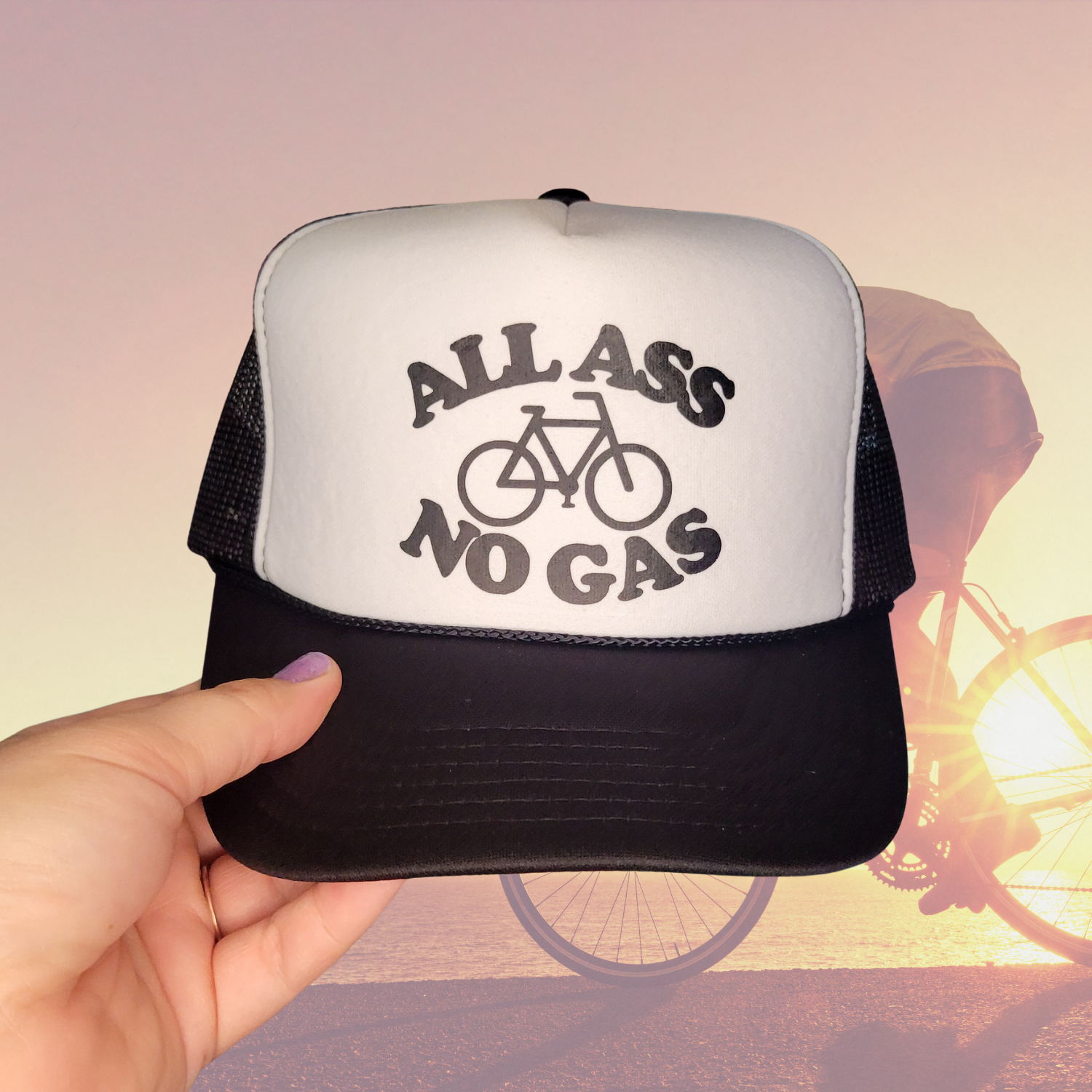 All Ass No Gas Trucker Hat
