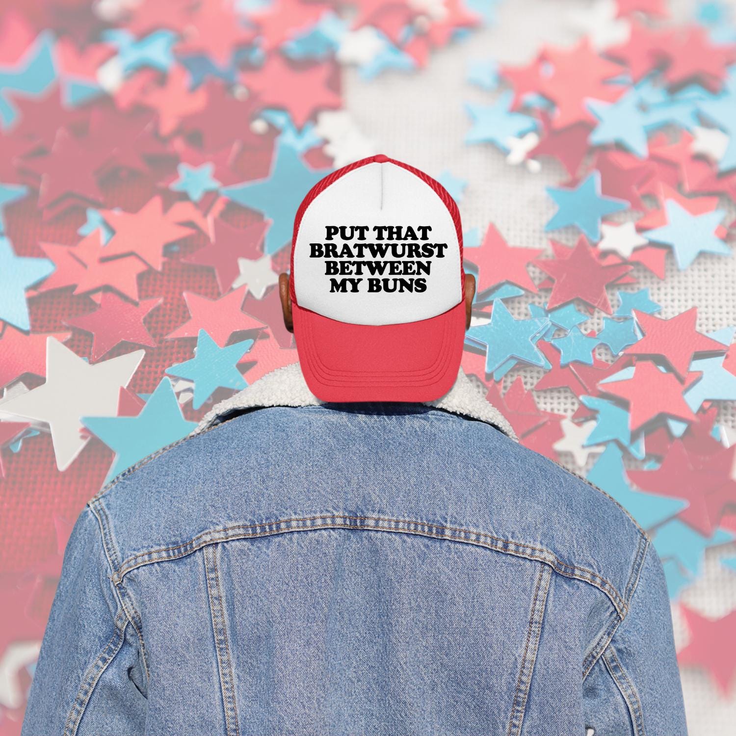 Put That Bratwurst Between My Buns Custom Trucker Hat