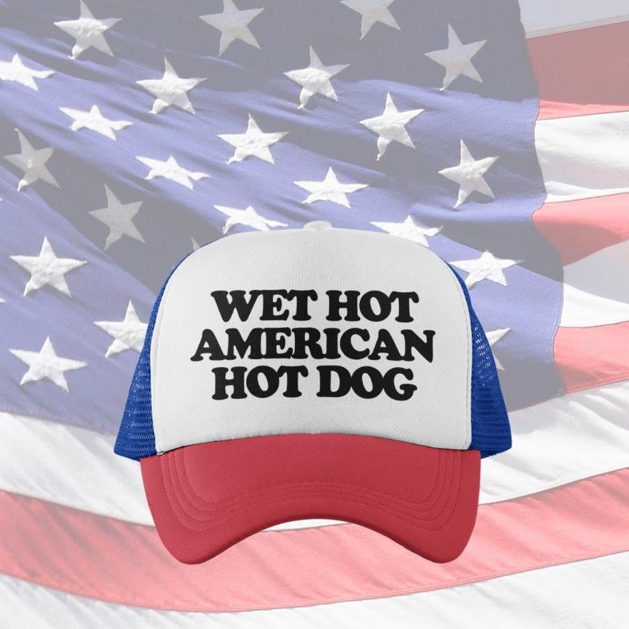 Wet Hot American Hot Dog Custom Trucker Hat