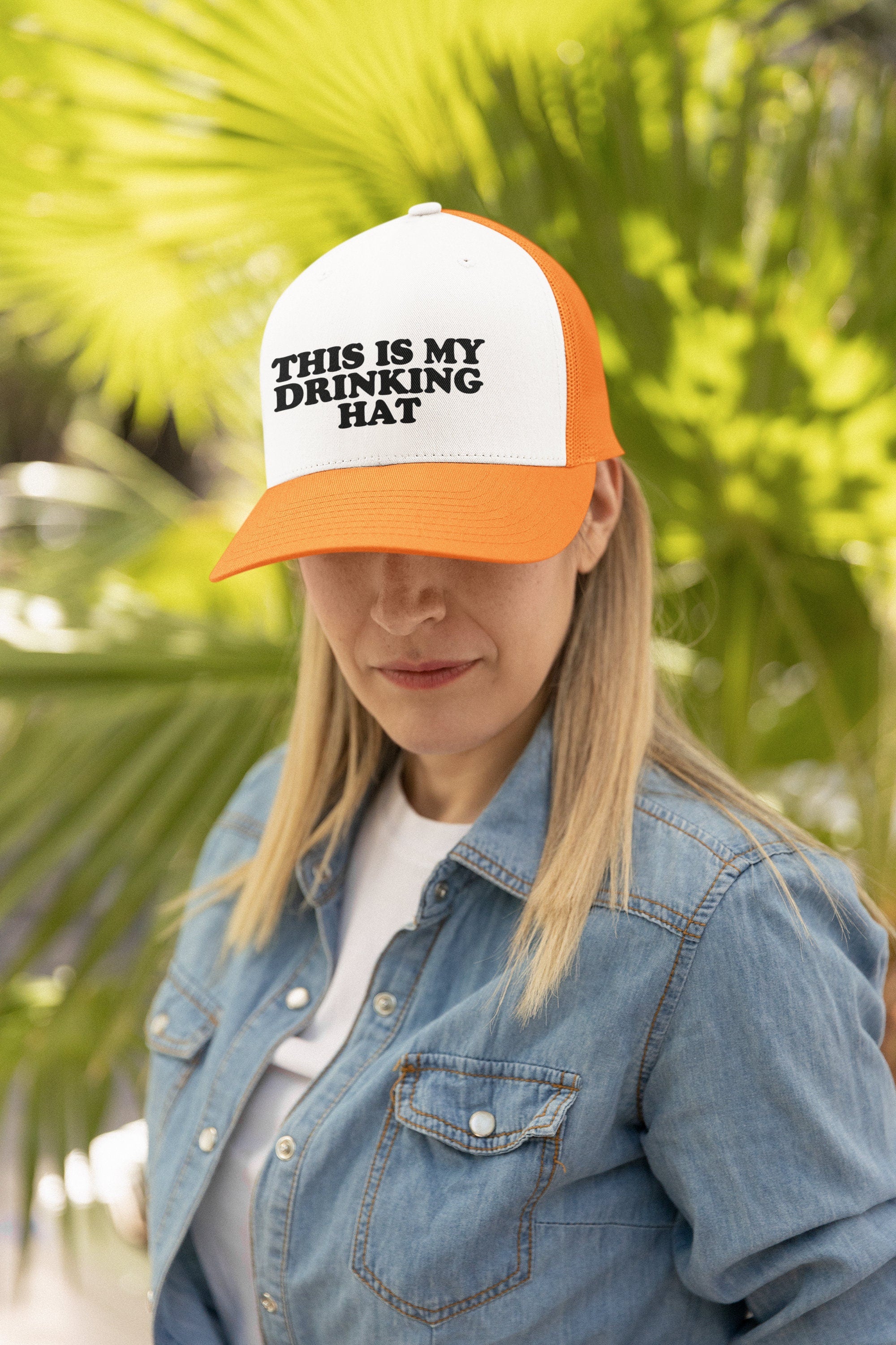 This is My Drinking Hat Custom Trucker Hat