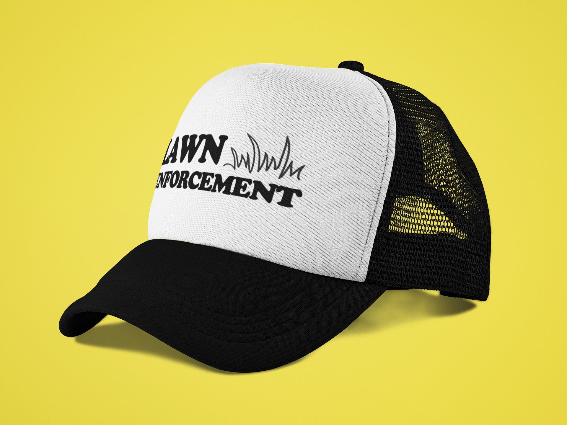 Lawn Enforcement Custom Trucker Hat