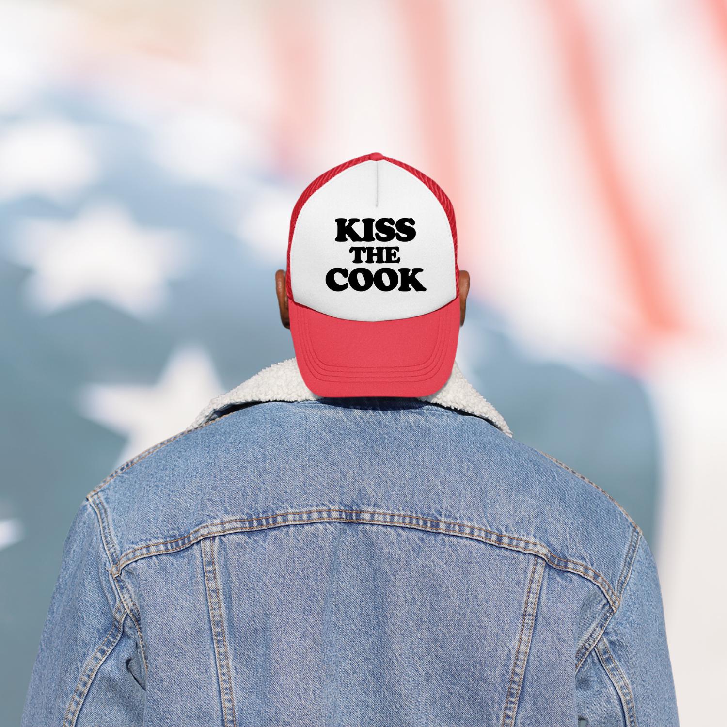 Kiss The Cook Custom Trucker Hat