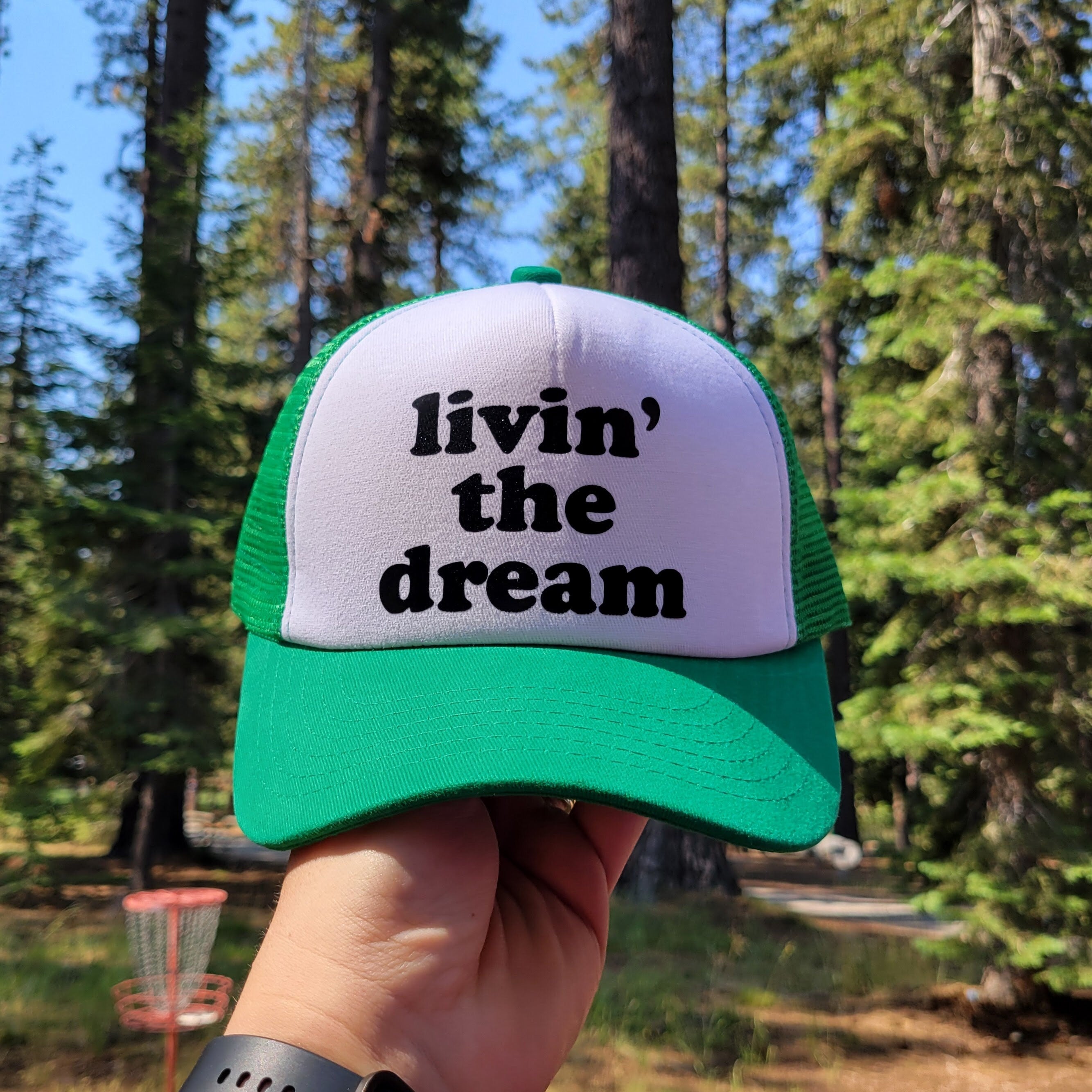 Livin' the Dream Custom Trucker Hat