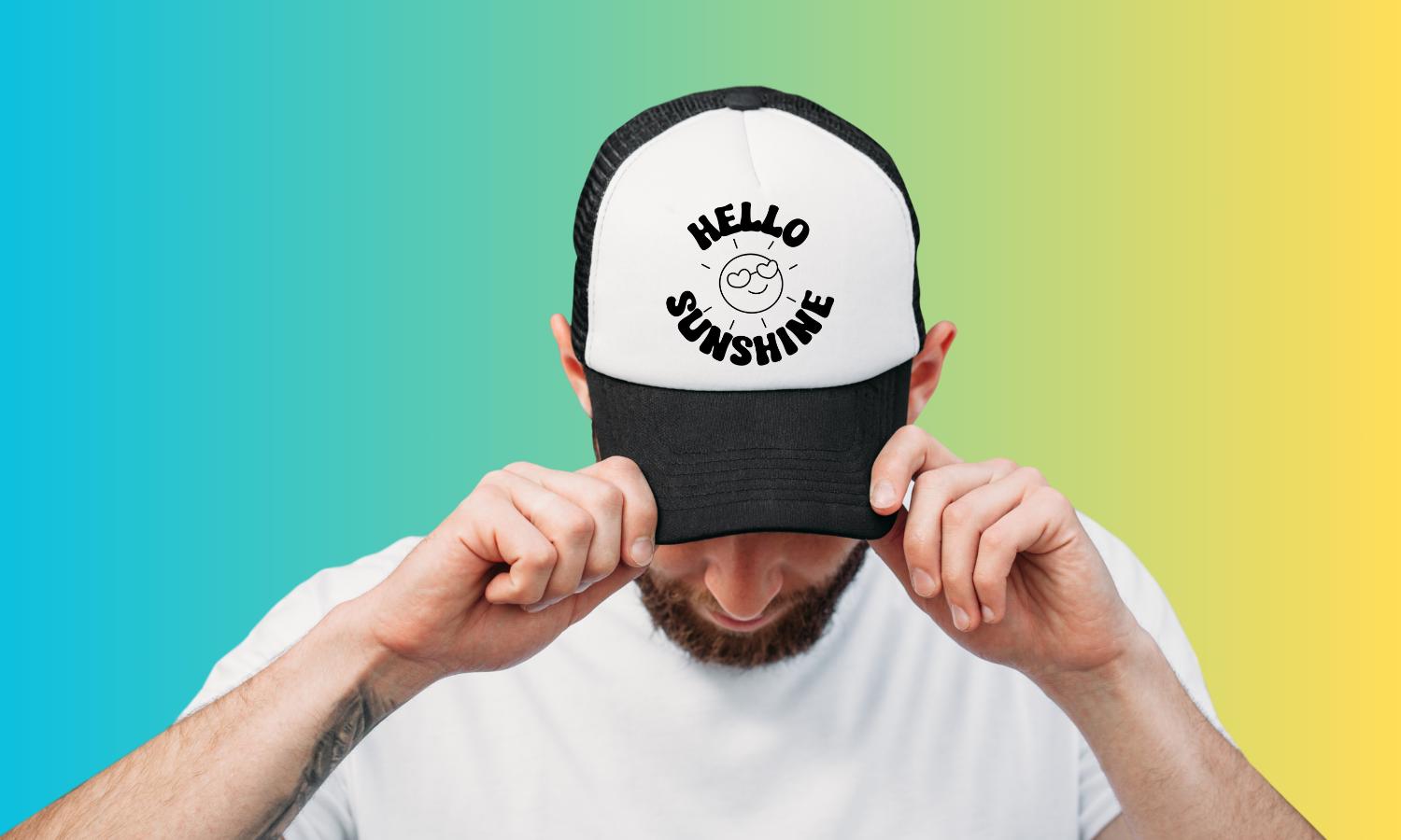 Hello, Sunshine Custom Trucker Hat