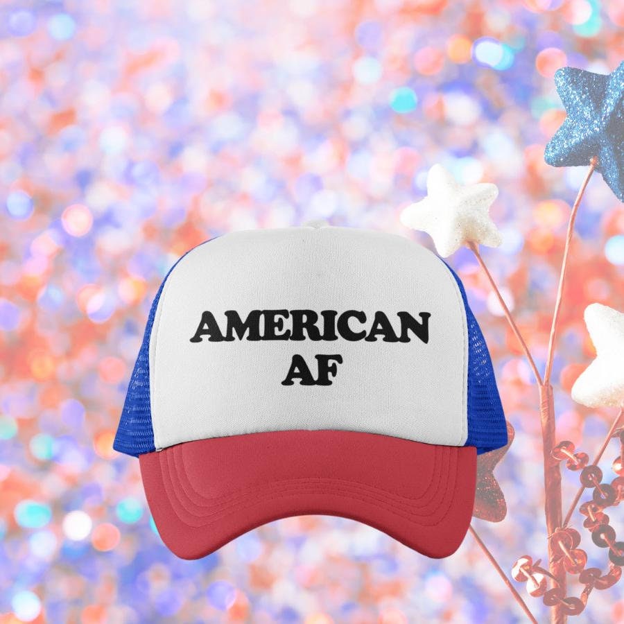 American AF Custom Trucker Hat