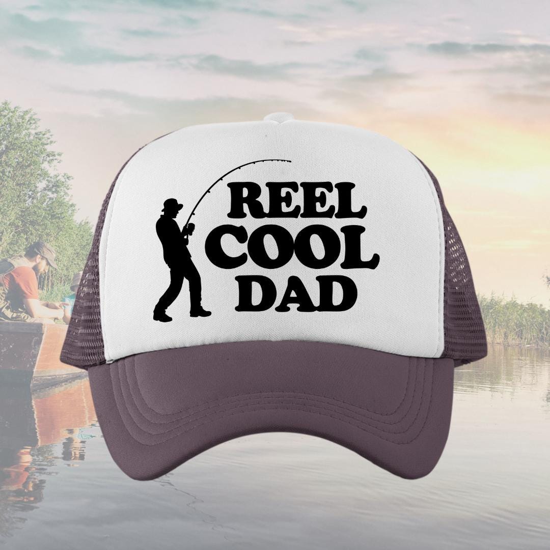 Reel Cool Dad Custom Trucker Hat