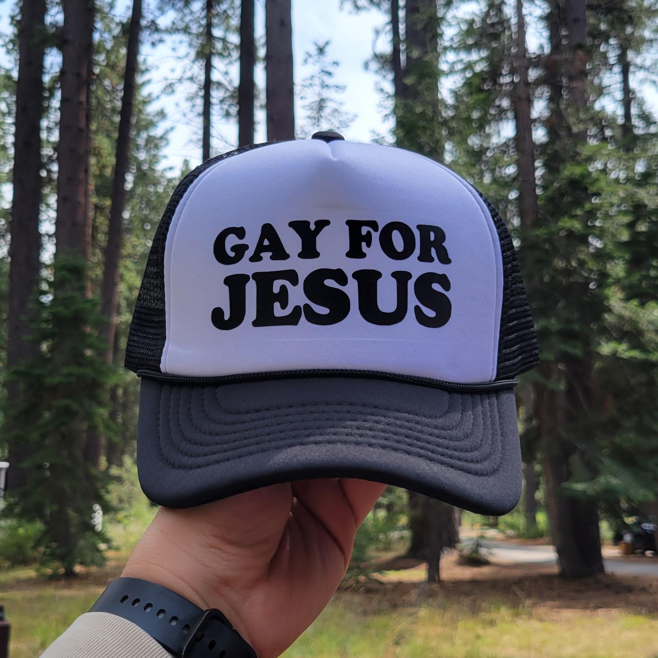 Gay for Jesus Custom Trucker Hat