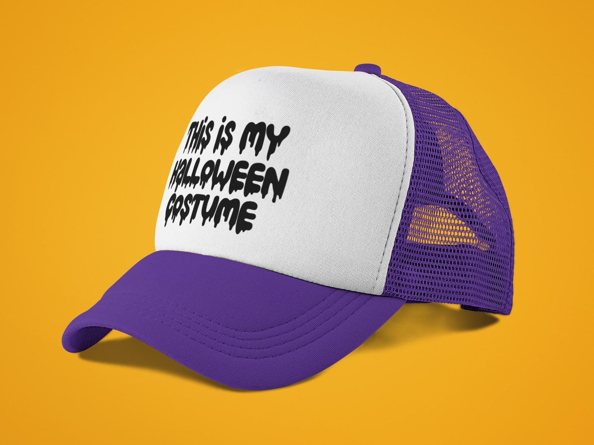 This is My Halloween Costume Custom Trucker Hat