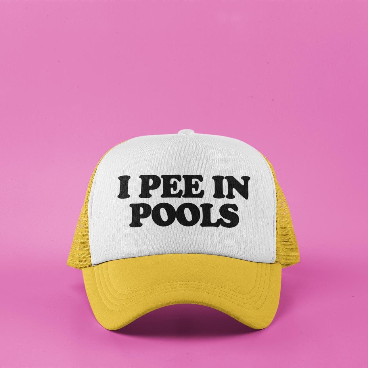 I Pee In Pools Custom Trucker Hat