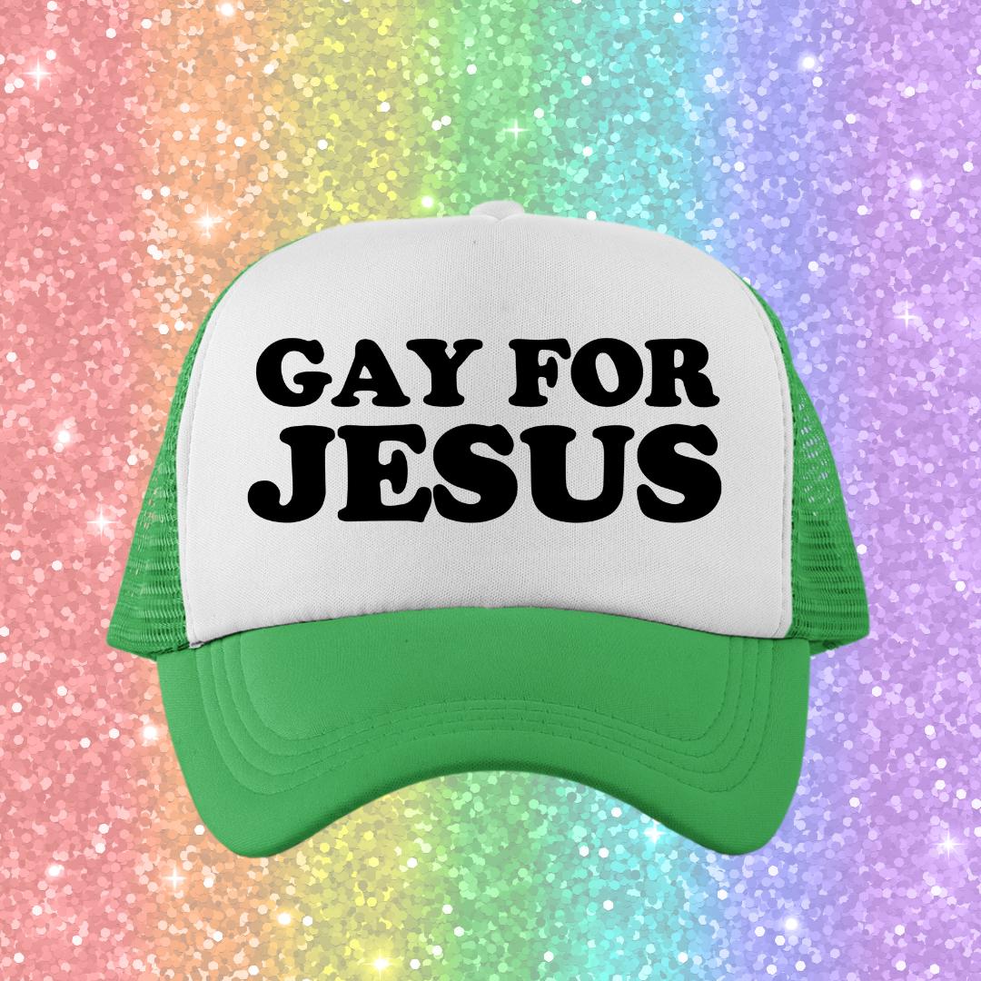 Gay for Jesus Custom Trucker Hat