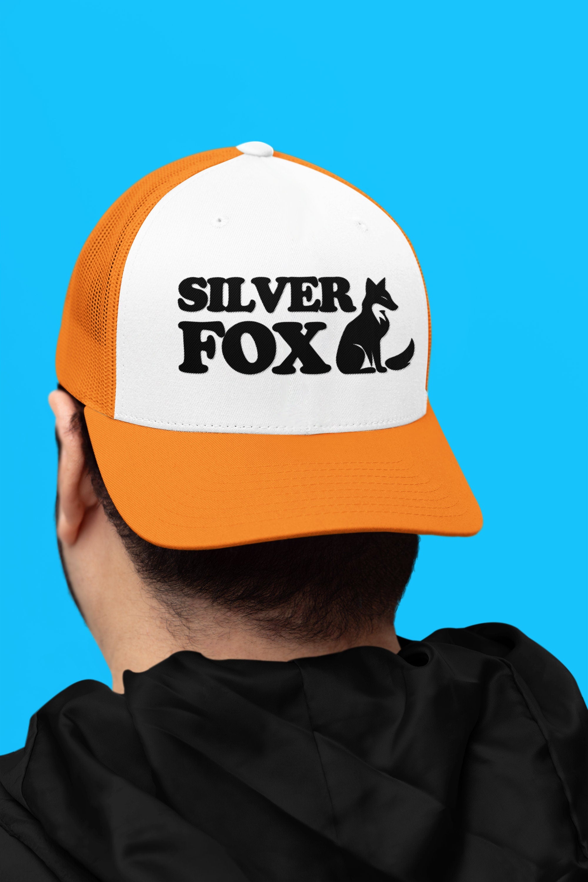 Silver Fox Custom Trucker Hat
