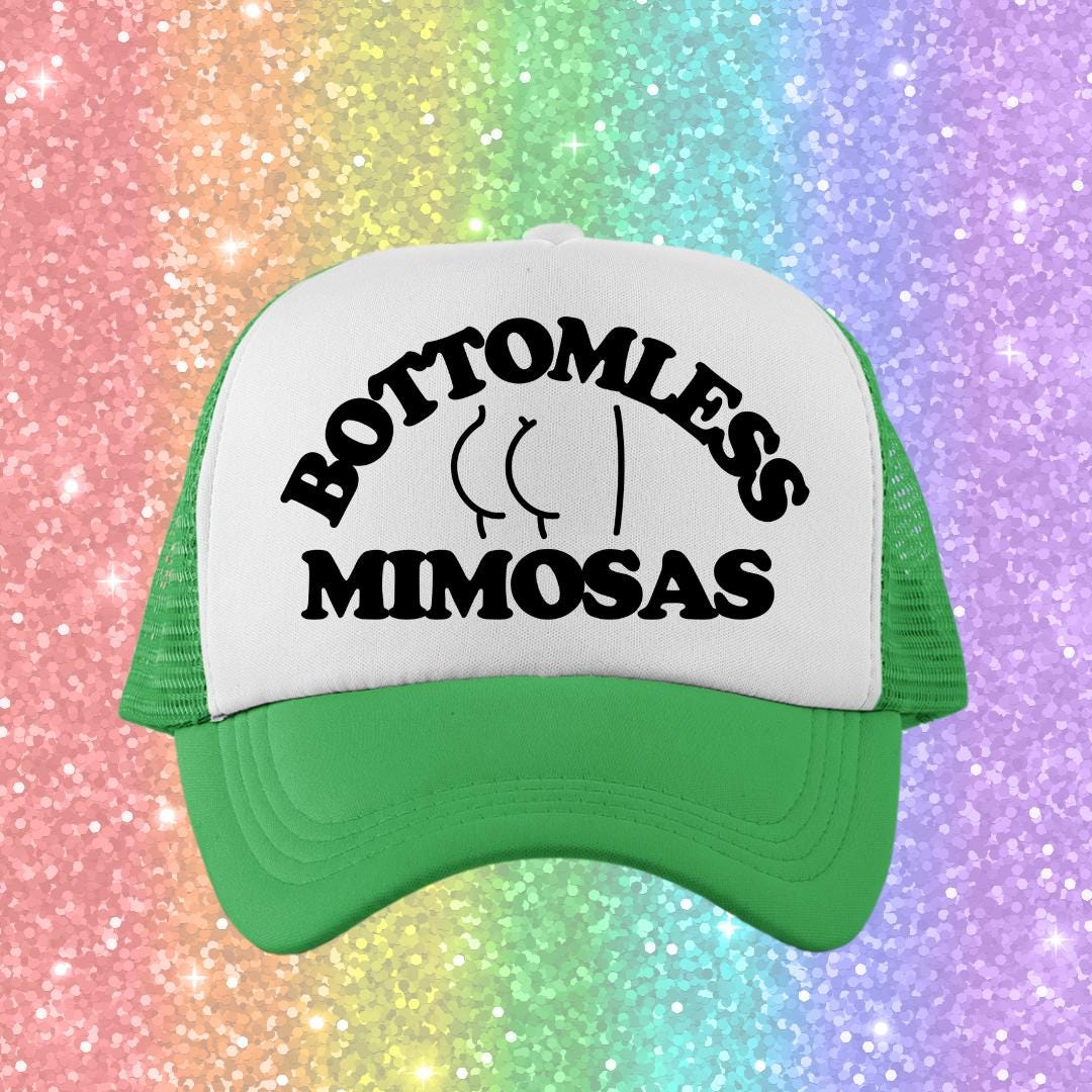 Bottomless Mimosas Custom Trucker Hat