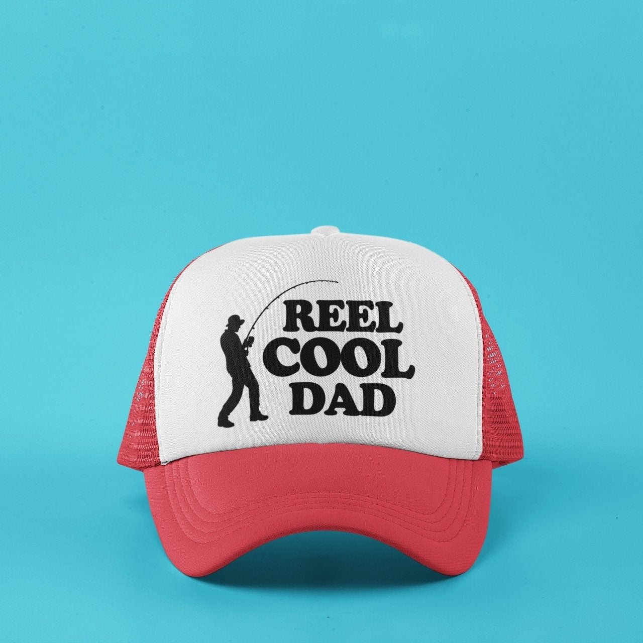Reel Cool Dad Custom Trucker Hat