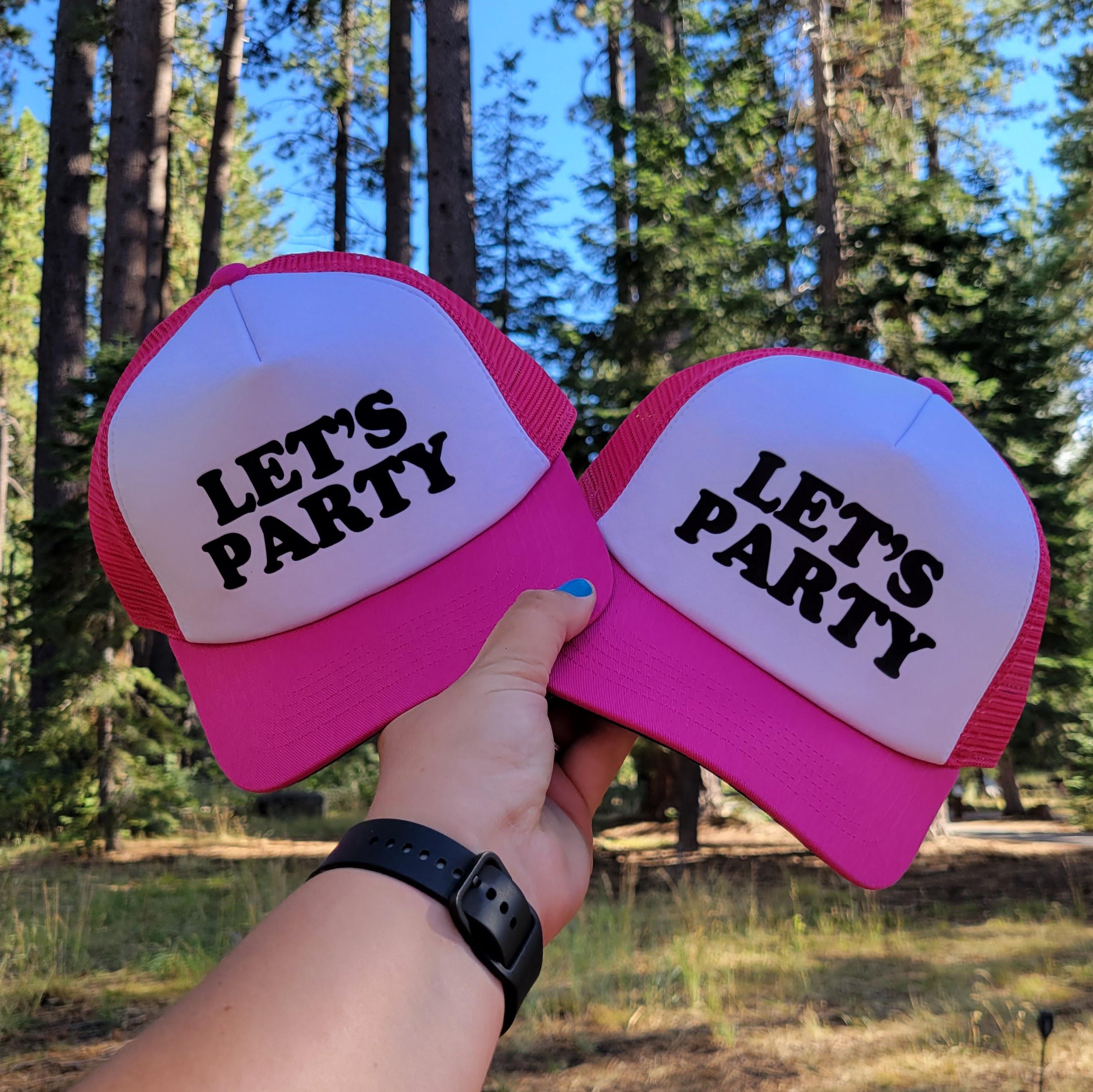 Let's Party Custom Trucker Hat