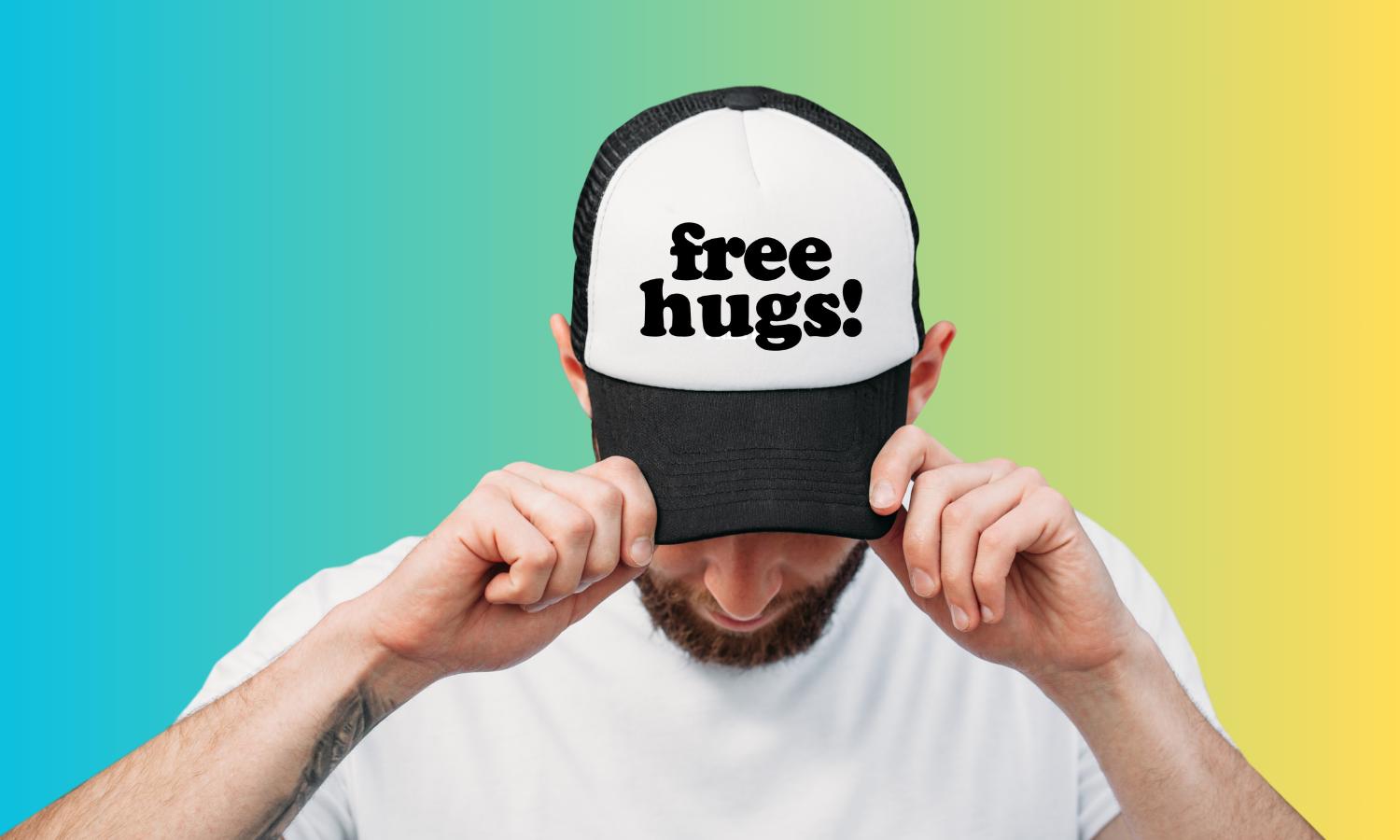 Free Hugs! Custom Trucker Hat