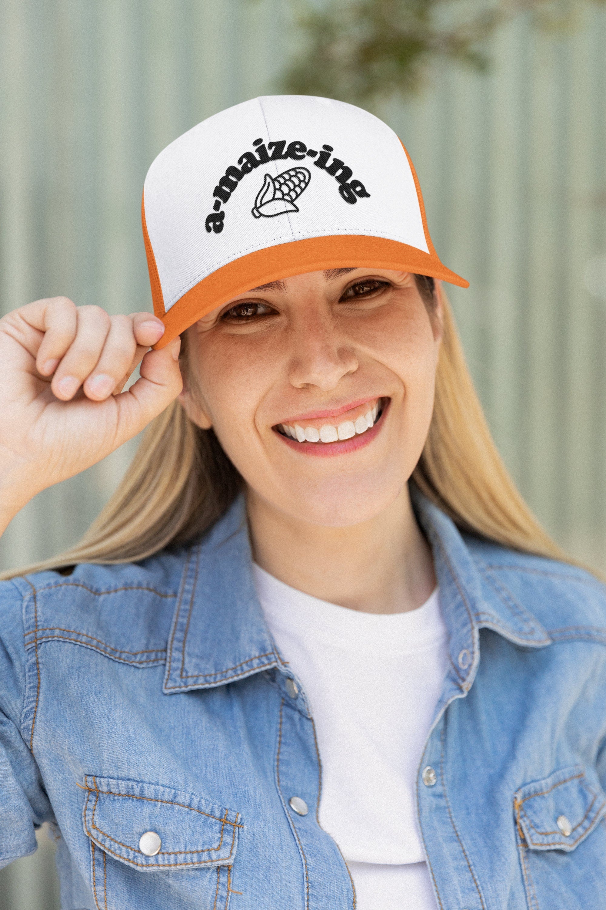 A-maize-ing Corn Custom Trucker Hat