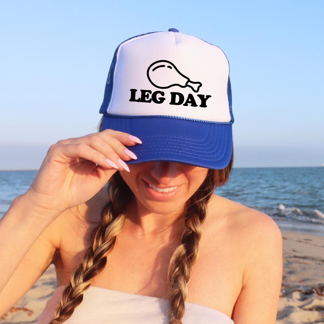 Leg Day Custom Trucker Hat