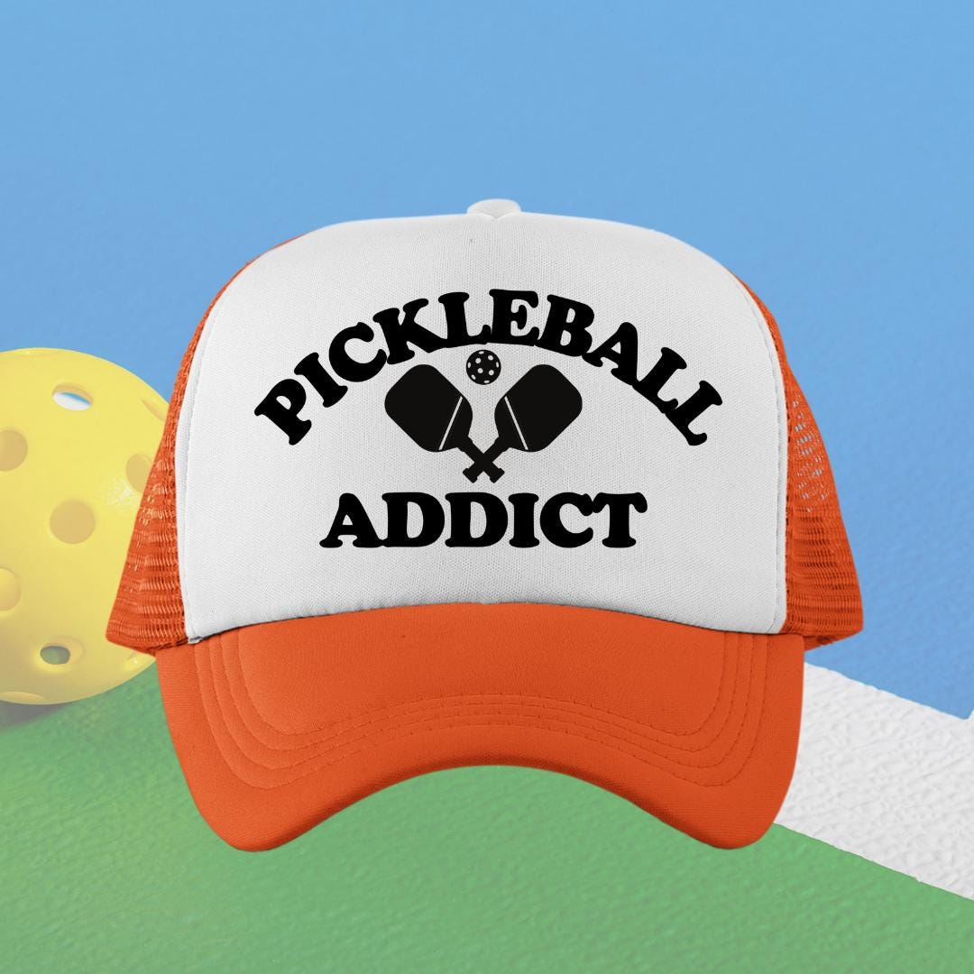 Pickleball Addict Custom Trucker Hat
