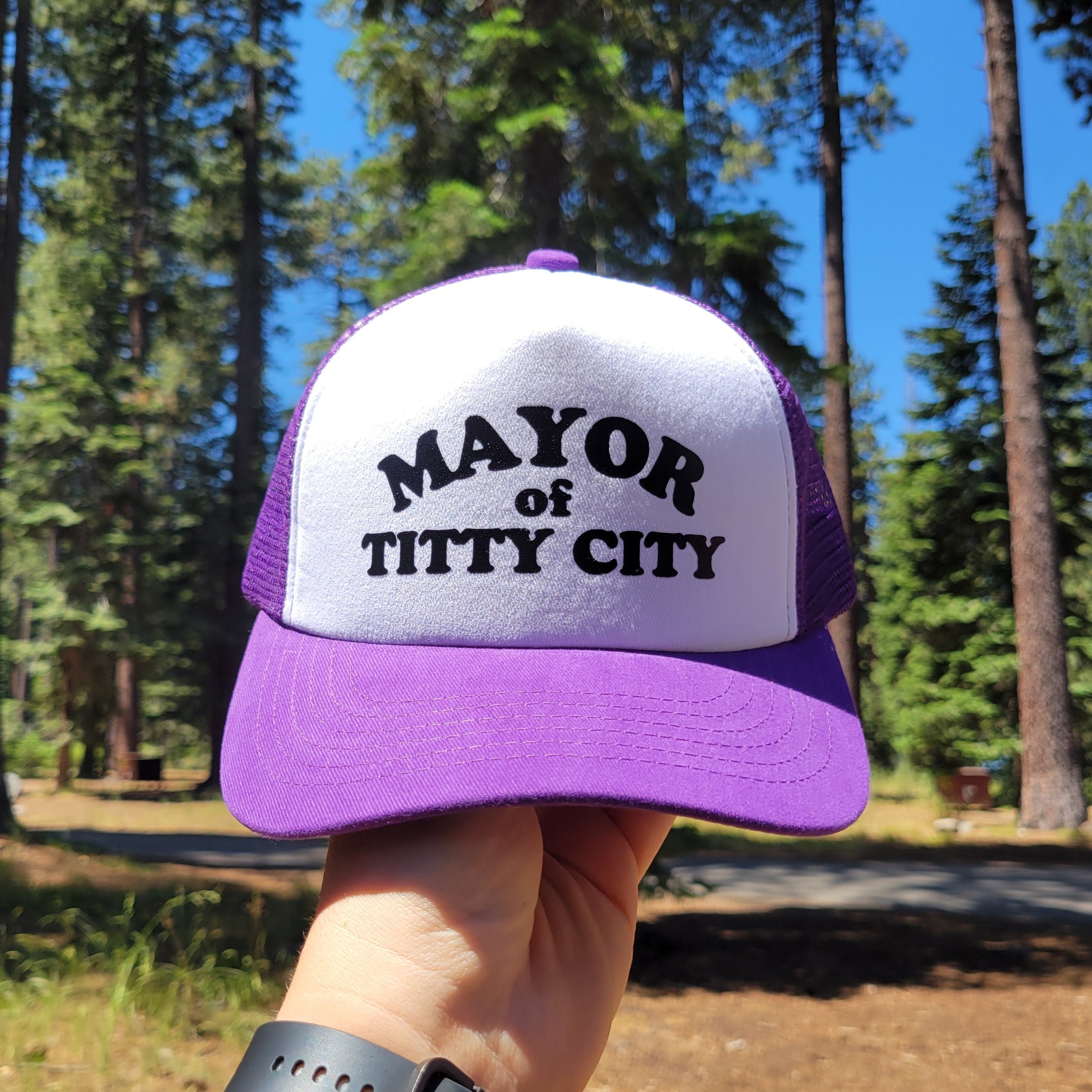 Mayor of Titty City Custom Trucker Hat
