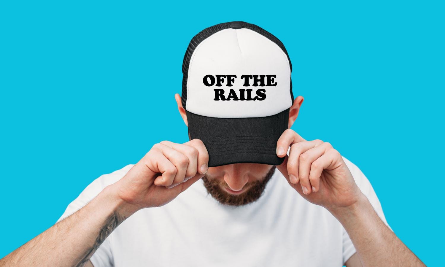 Off the Rails Custom Trucker Hat