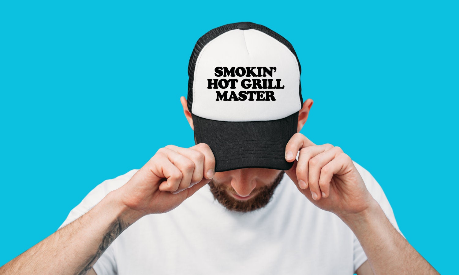 Smokin' Hot Grill Master Custom Trucker Hat