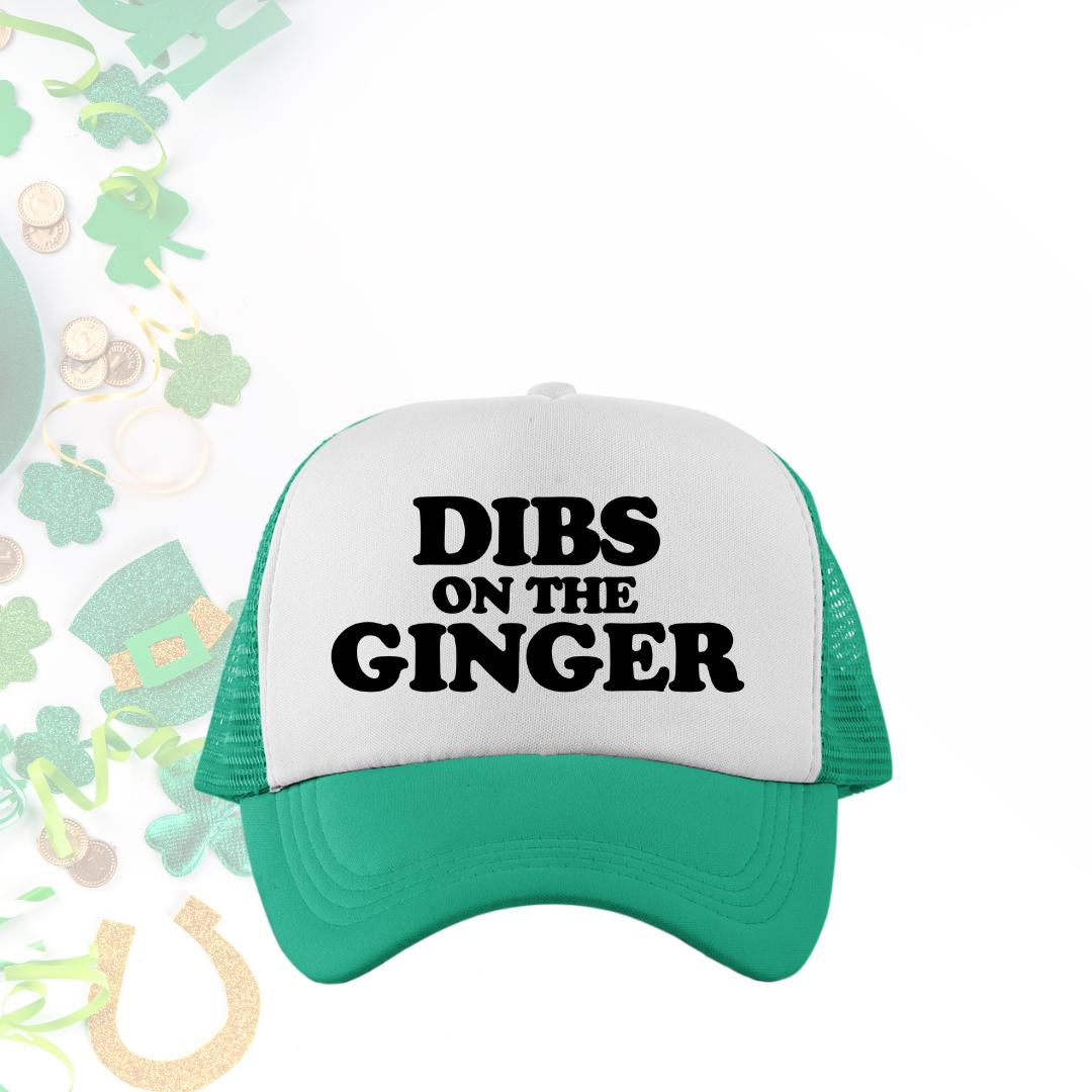 Dibs On The Ginger Custom Trucker Hat