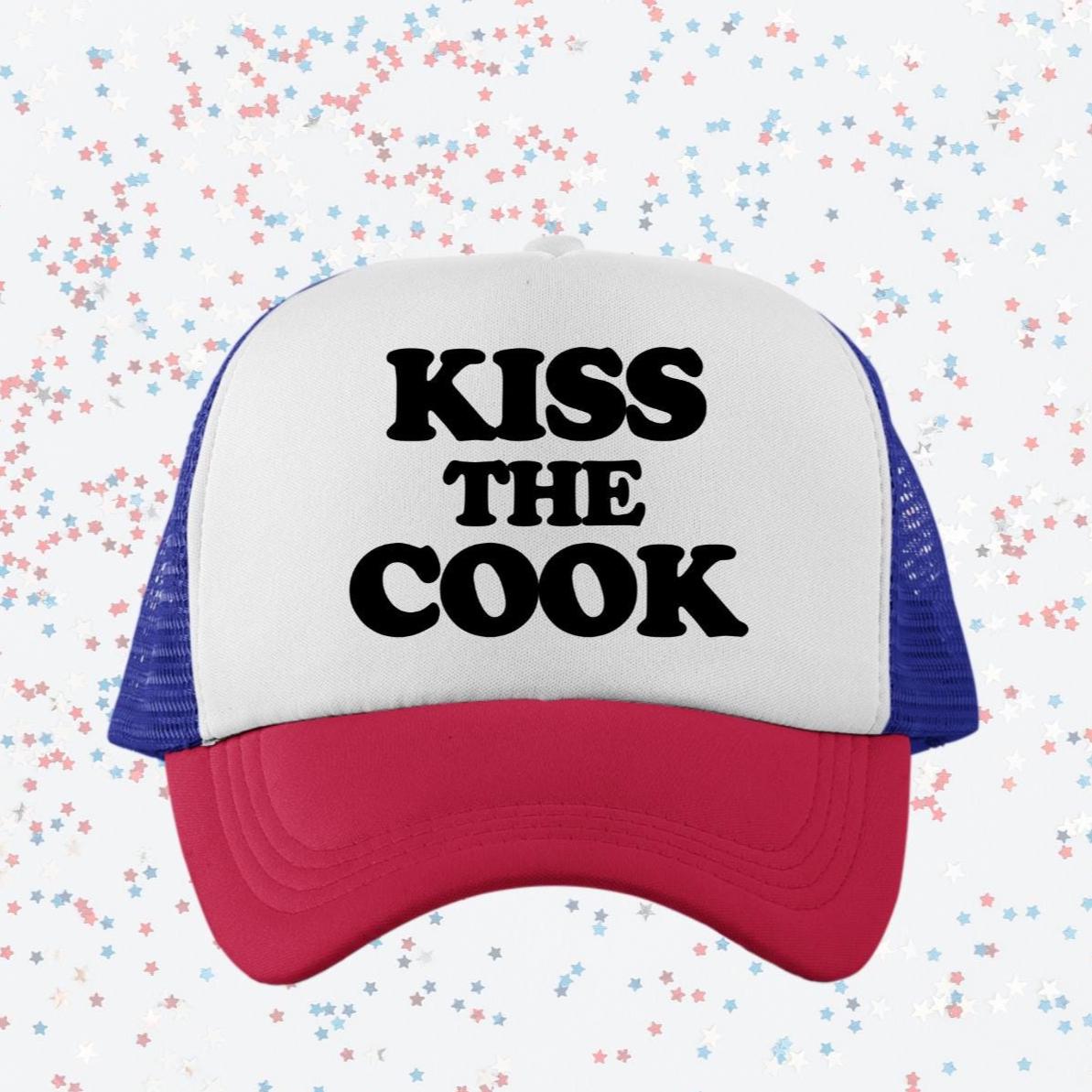Kiss The Cook Custom Trucker Hat