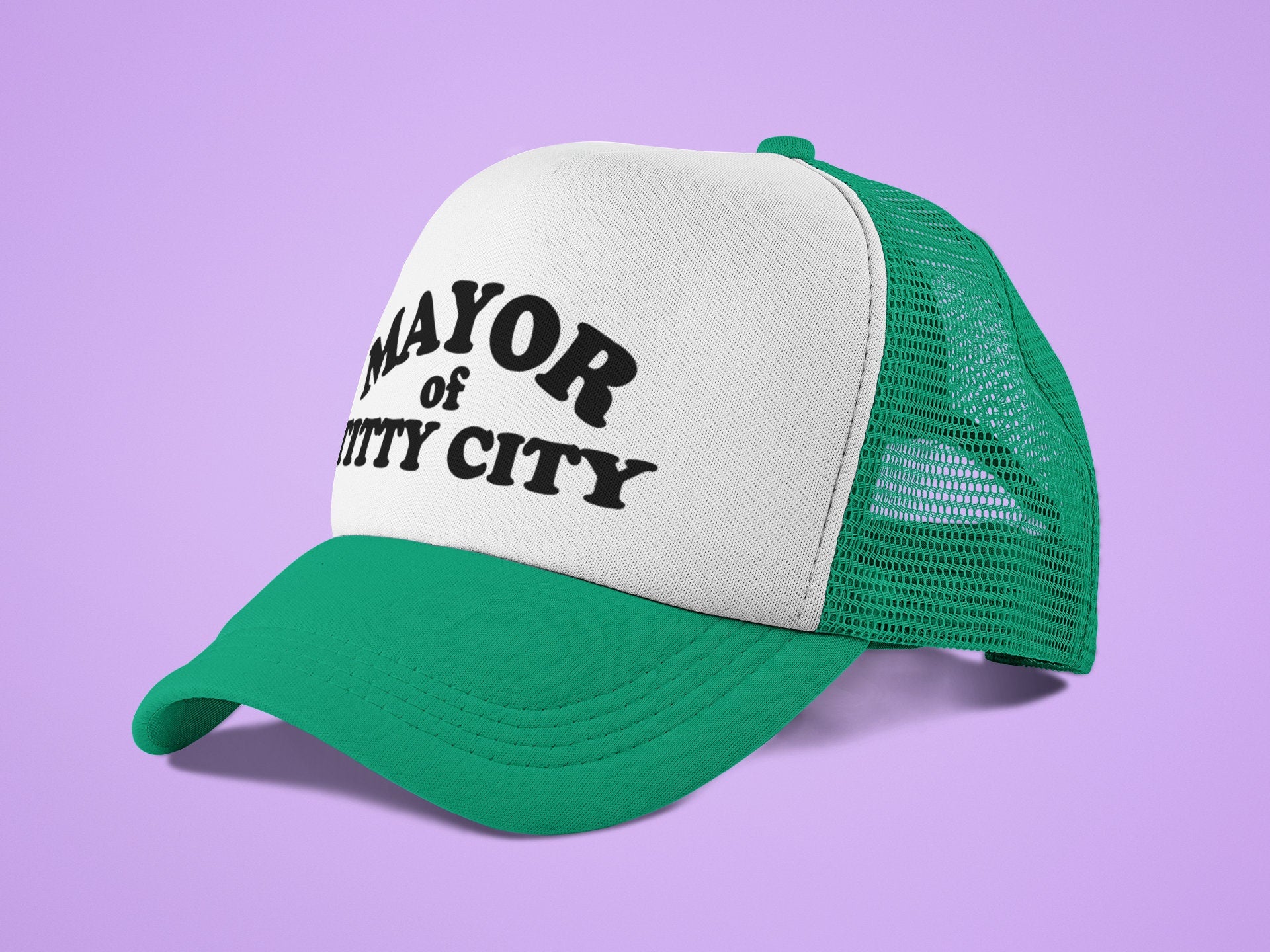 Mayor of Titty City Custom Trucker Hat