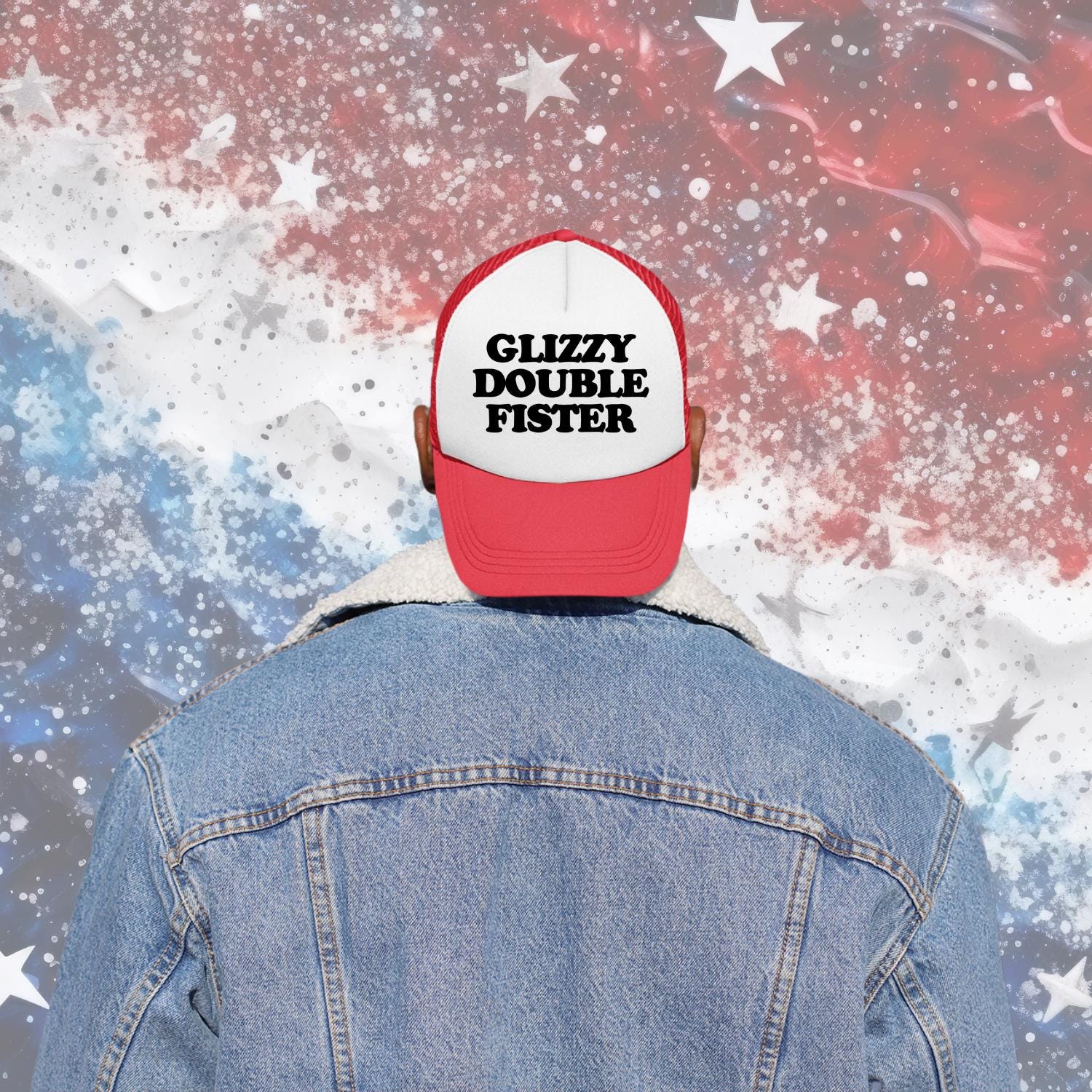 Glizzy Double Fister Custom Trucker Hat