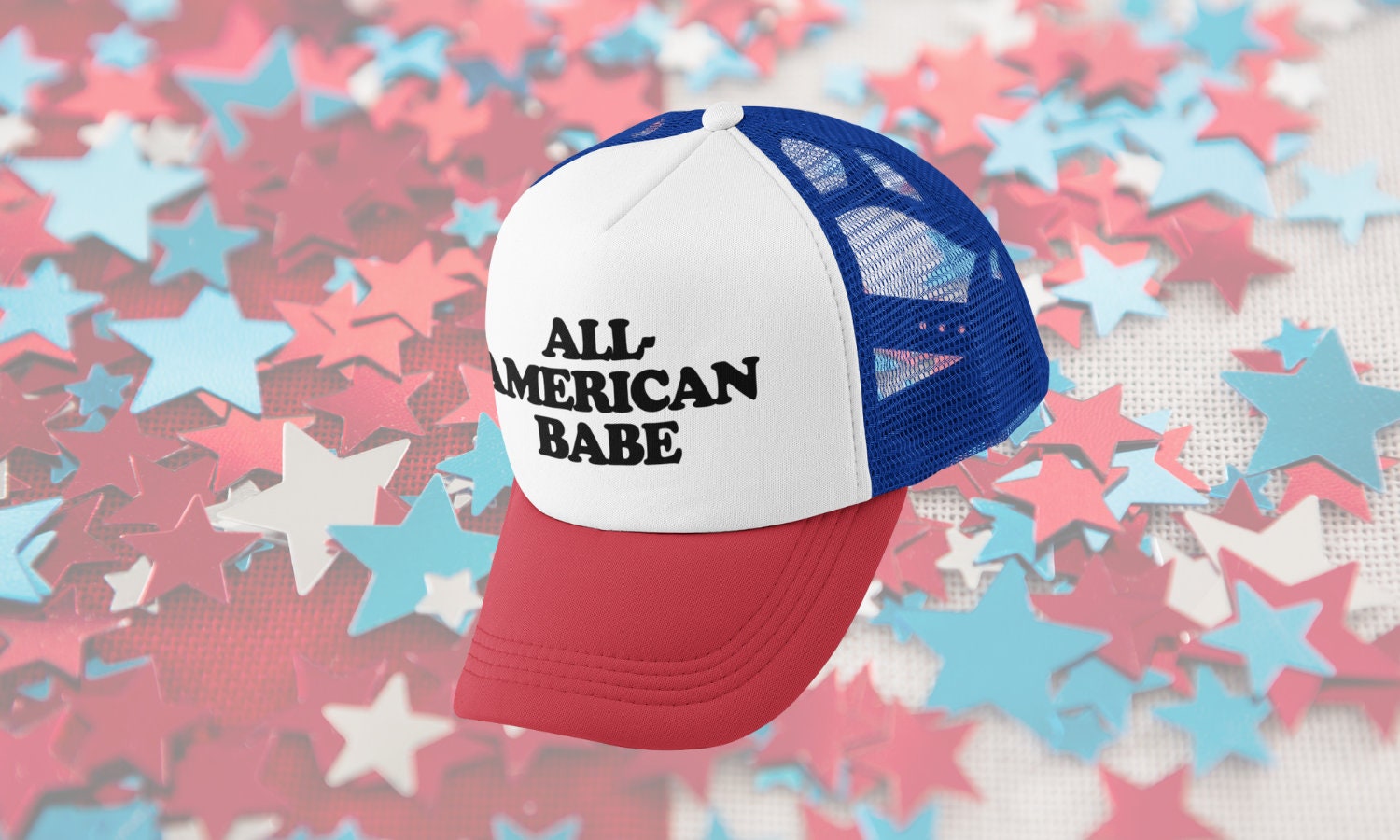 All American Babe Custom Trucker Hat