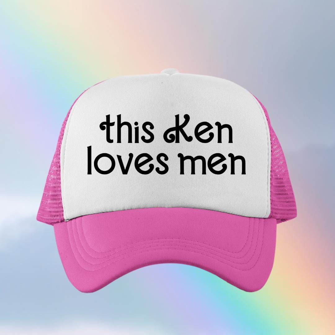 This Ken Loves Men Custom Trucker Hat