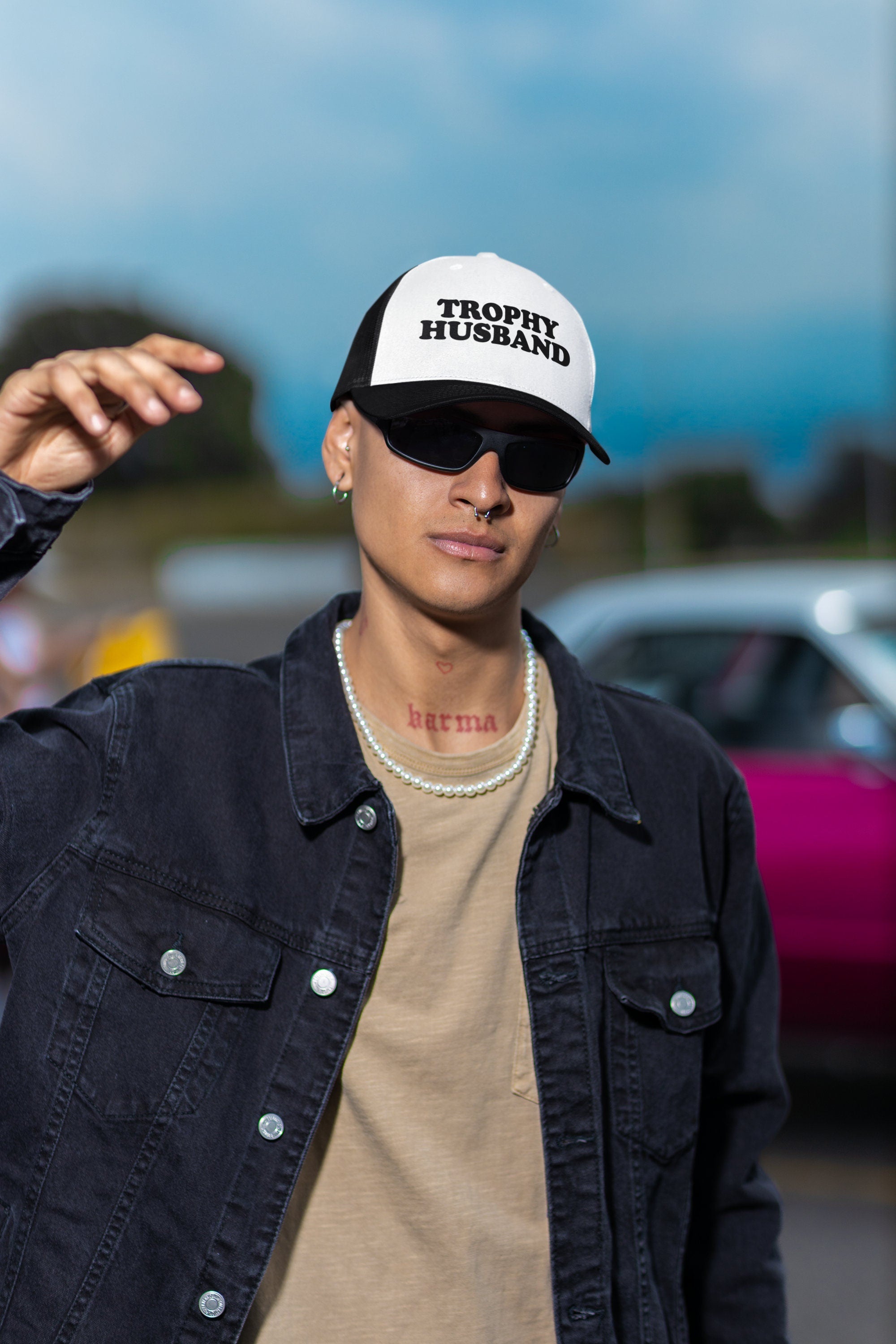 Trophy Husband Custom Trucker Hat