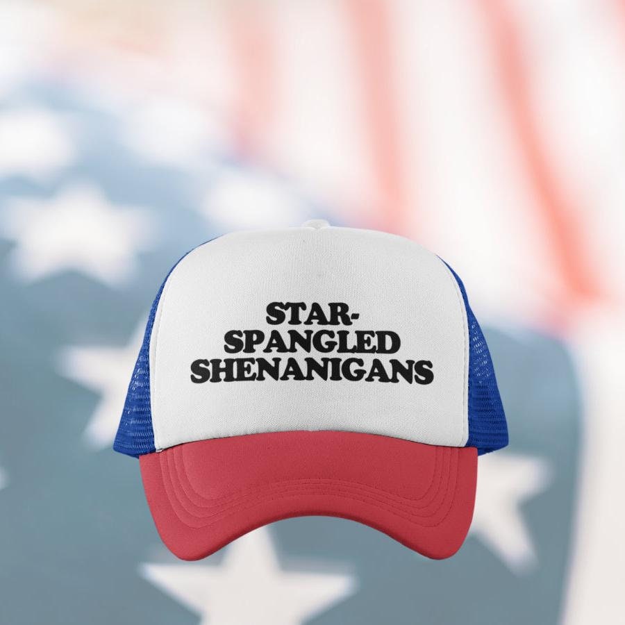 Star-Spangled Shenanigans Custom Trucker Hat