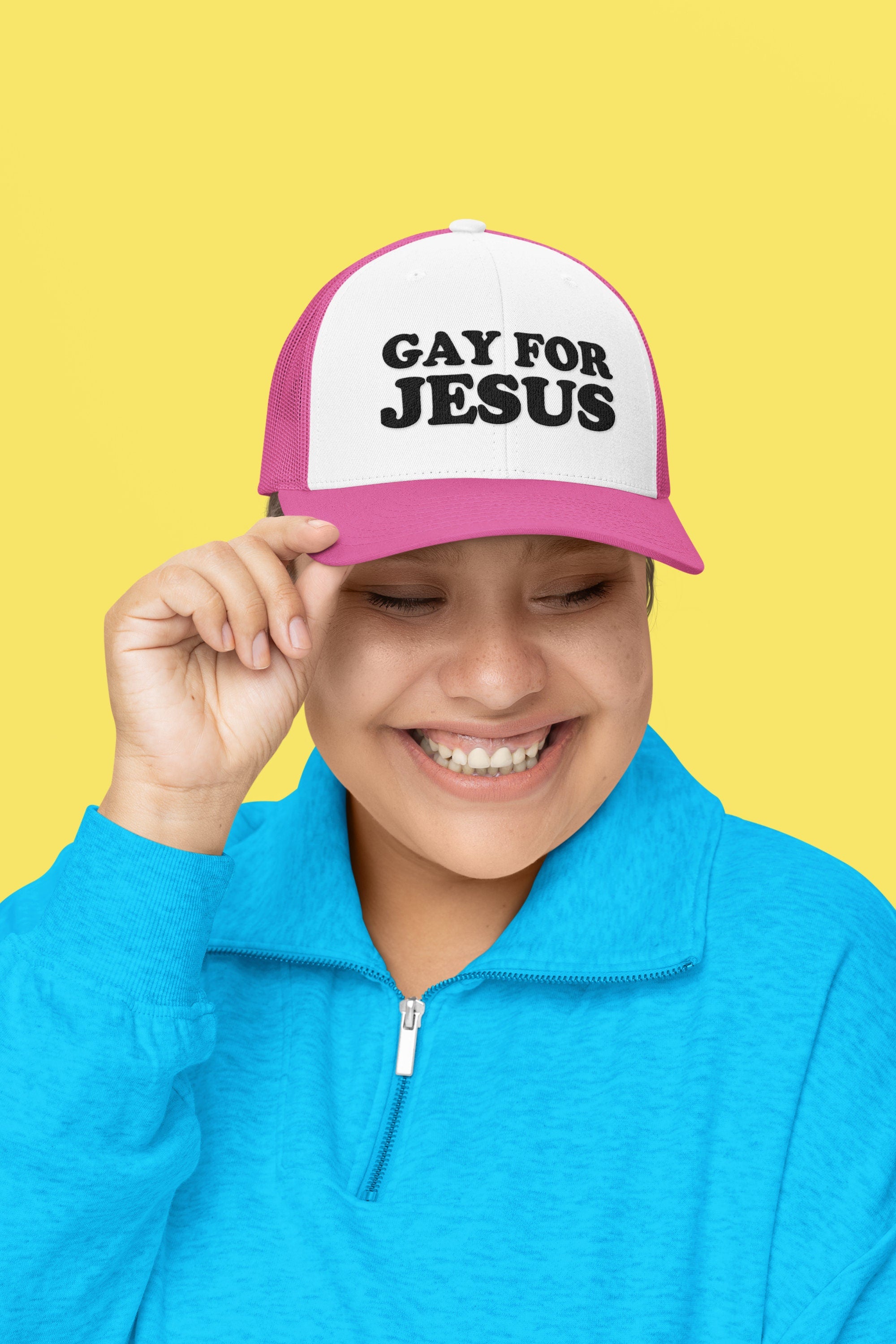 Gay for Jesus Custom Trucker Hat