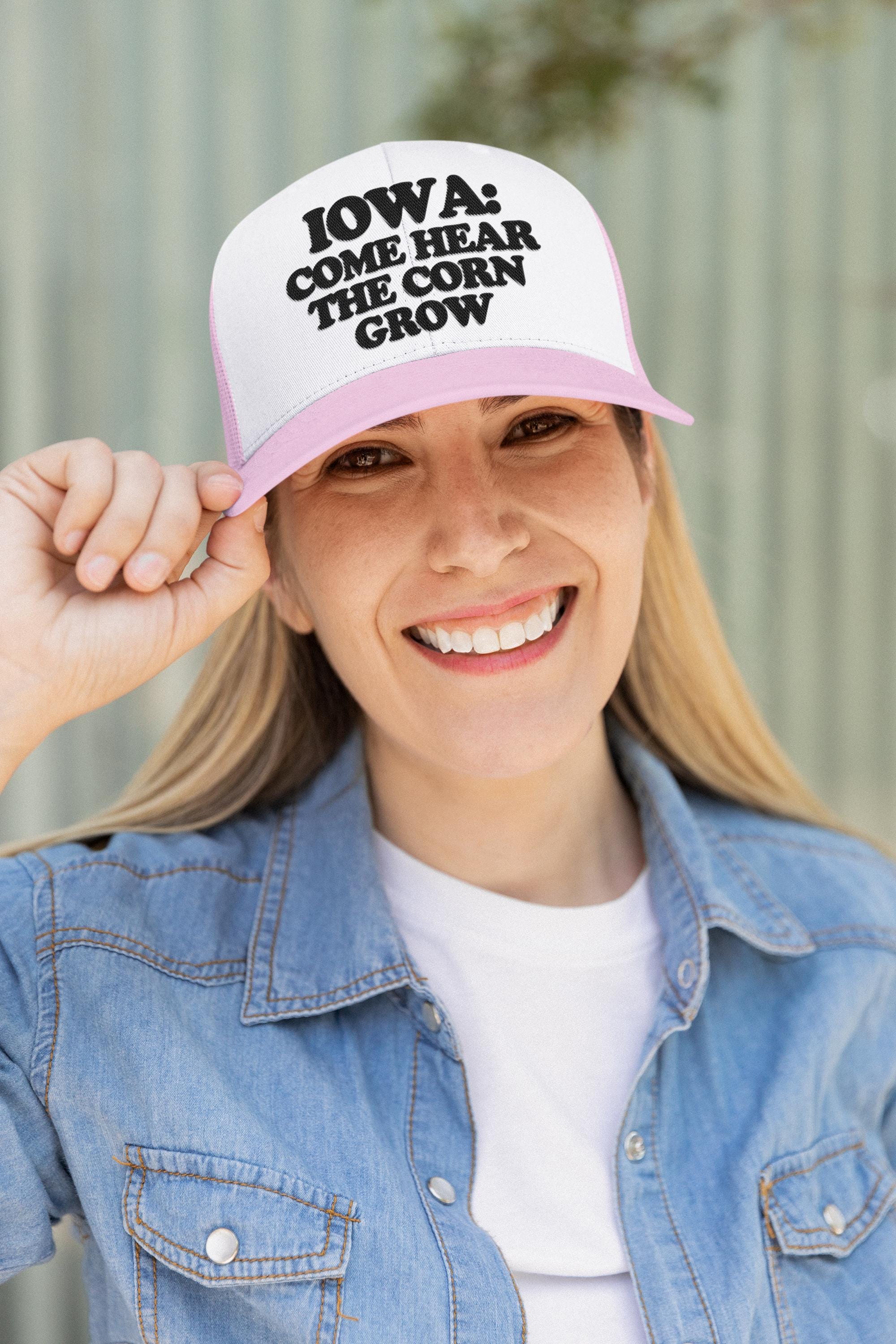 Iowa: Come Hear the Corn Grow Custom Trucker Hat