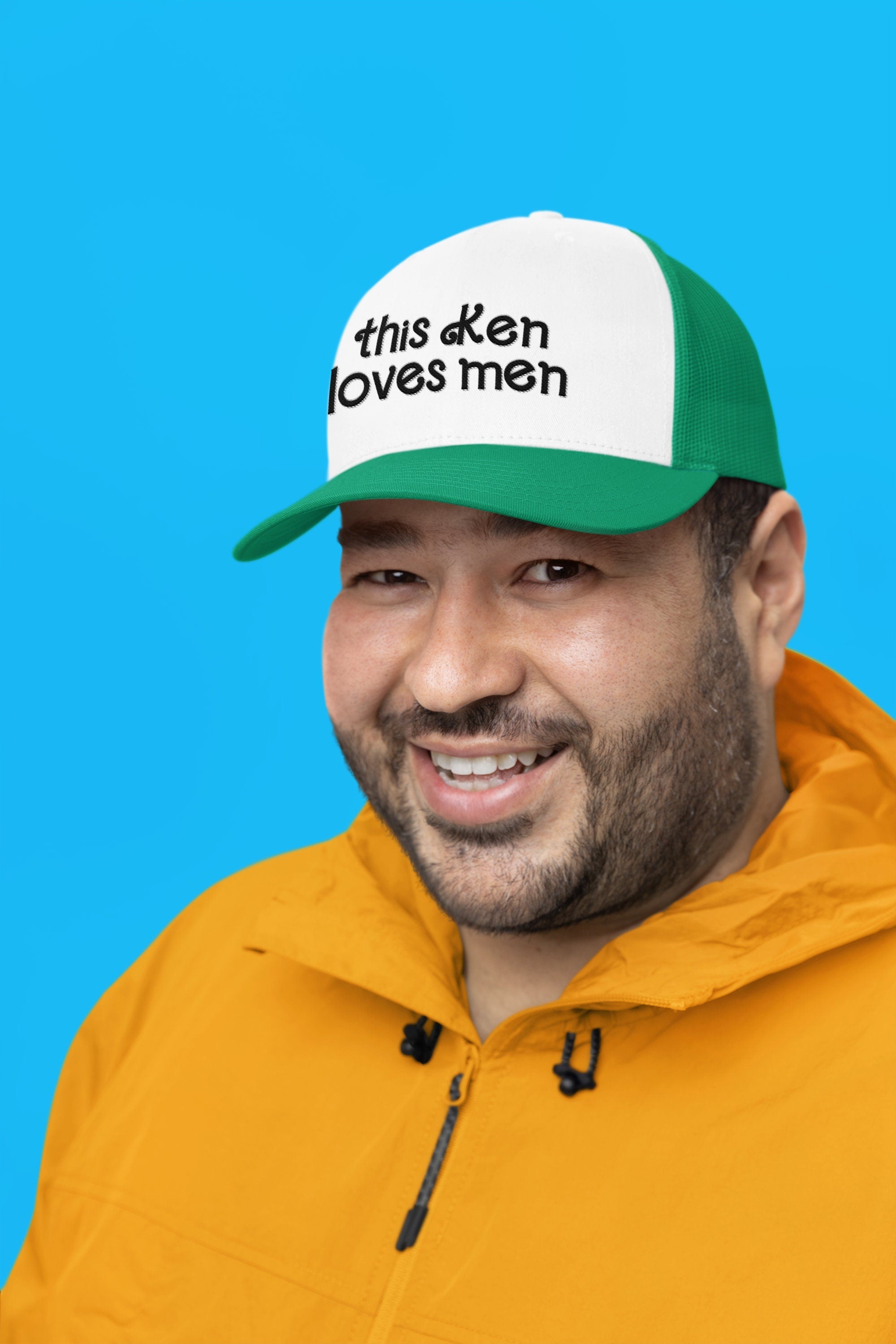 This Ken Loves Men Custom Trucker Hat