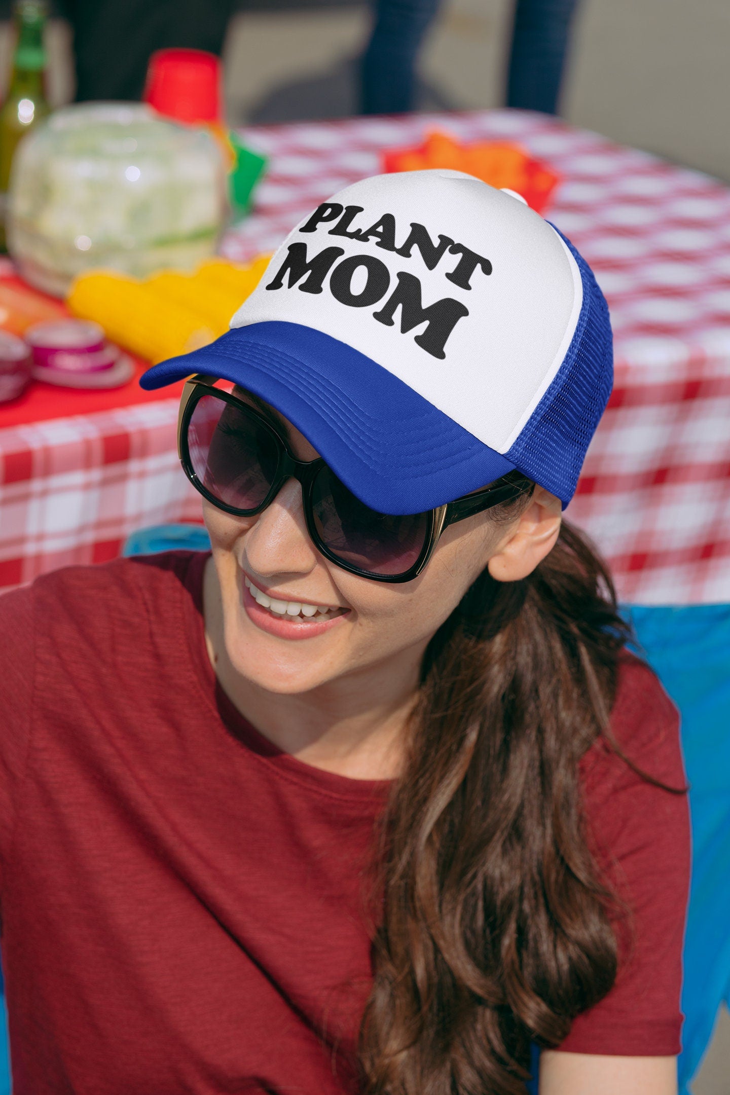 Plant Mom Custom Trucker Hat