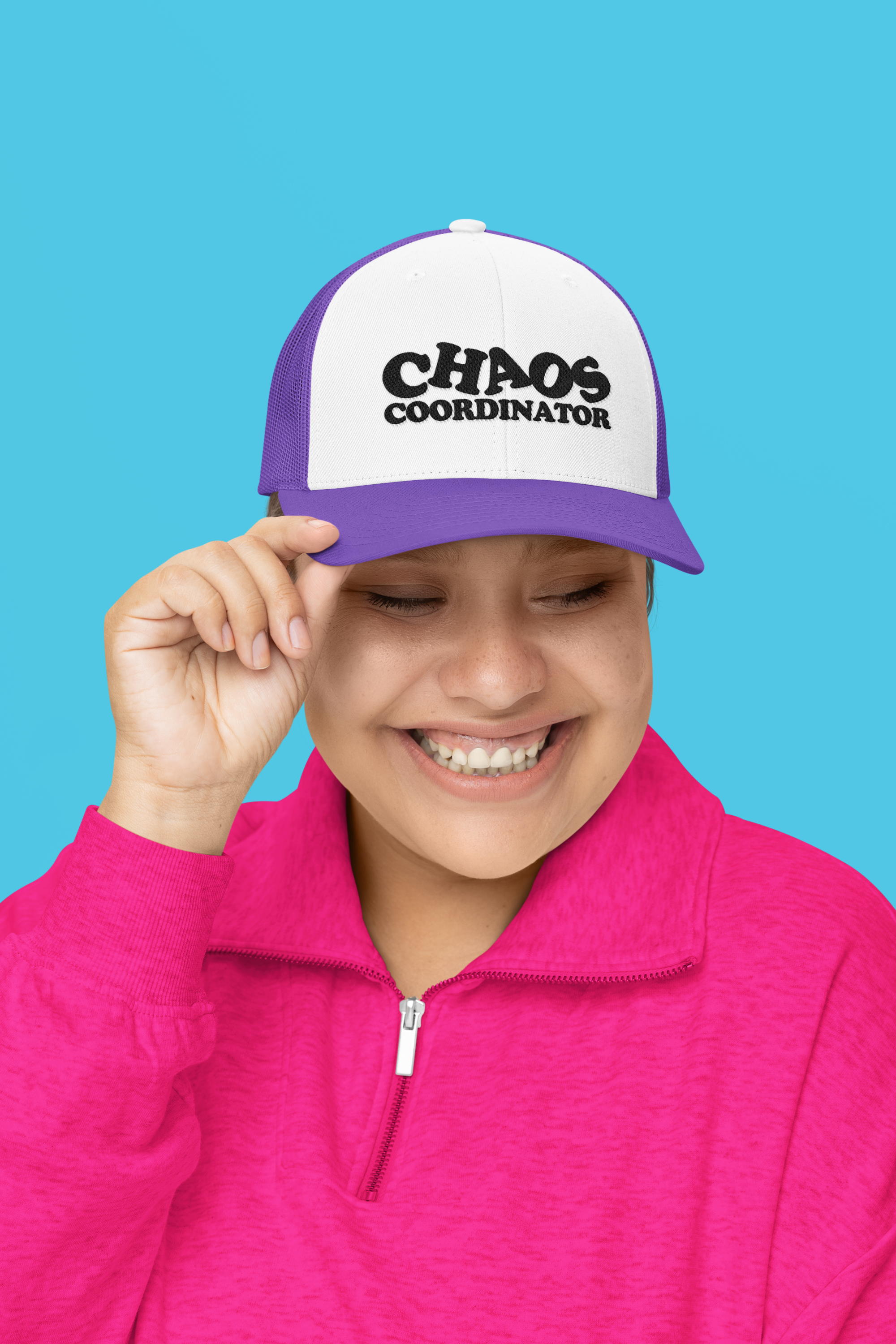 Chaos Coordinator Custom Trucker Hat
