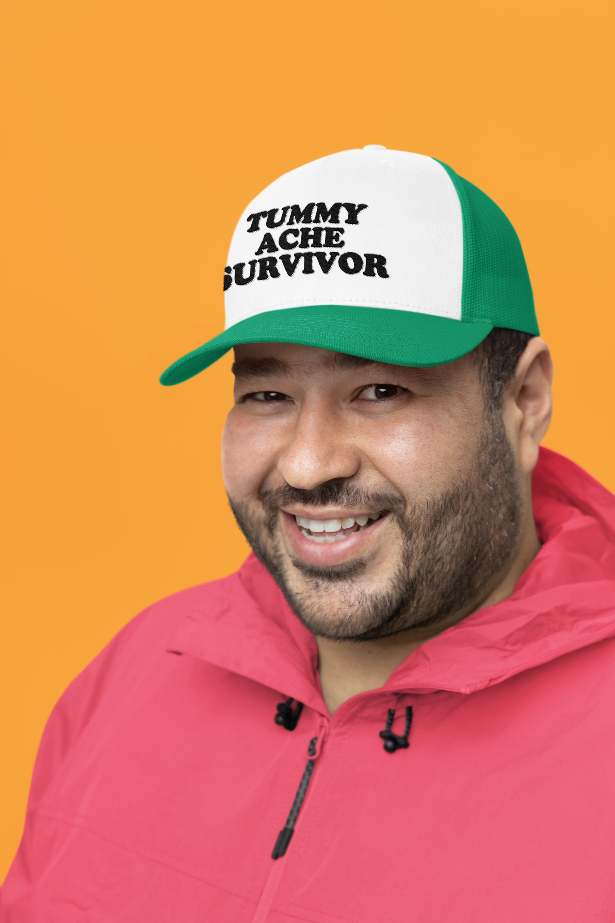 Tummy Ache Survivor Custom Trucker Hat